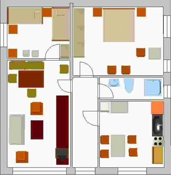 Ferienhaus Poelig 塔廷格 外观 照片